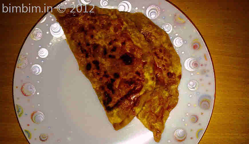 mozzarella cheese paratha